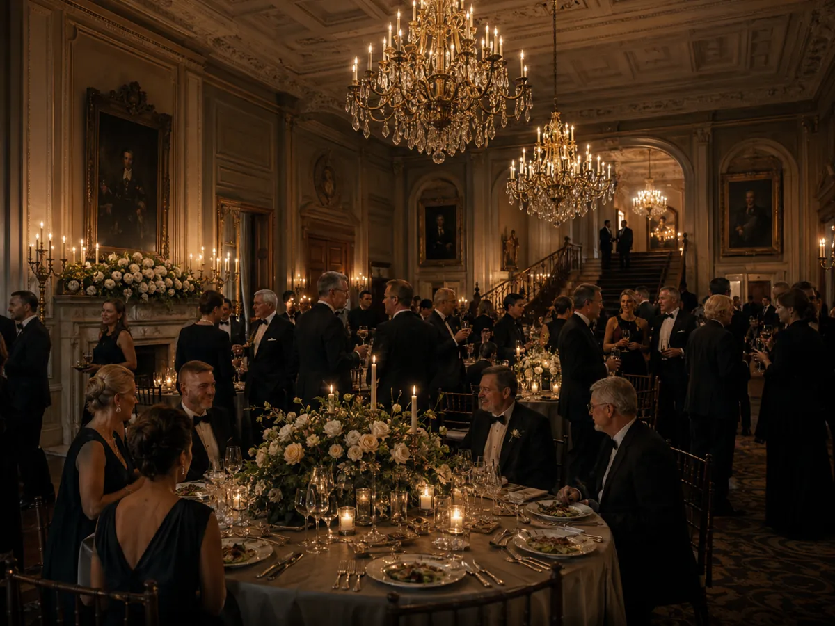 Black-tie gala dinner