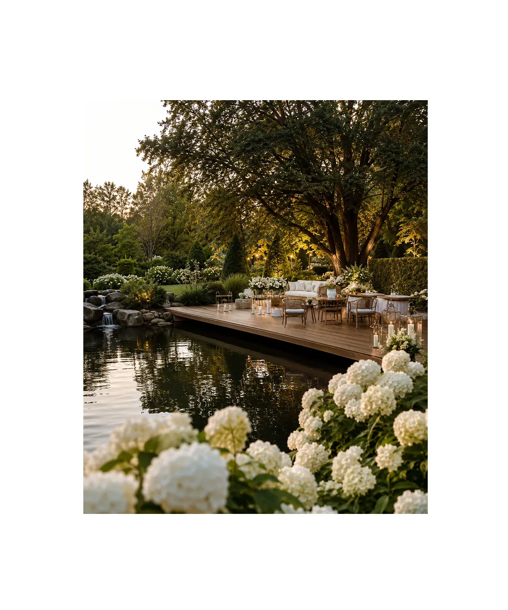 Pond deck