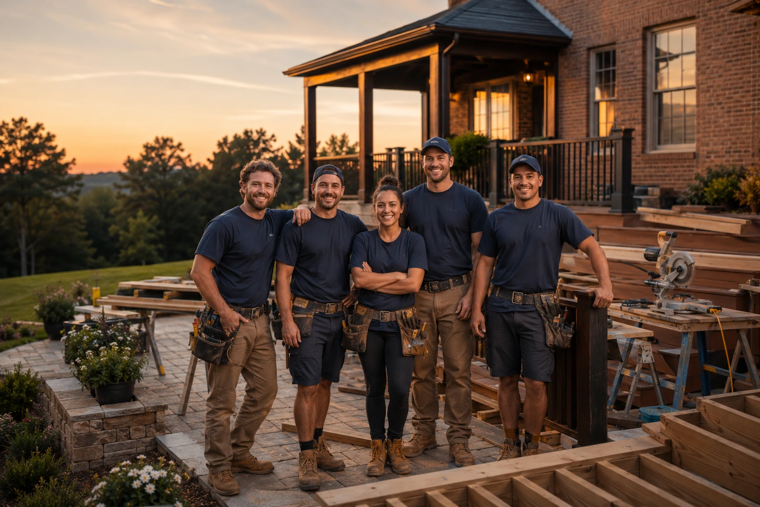 Our build crew, Charlotte NC